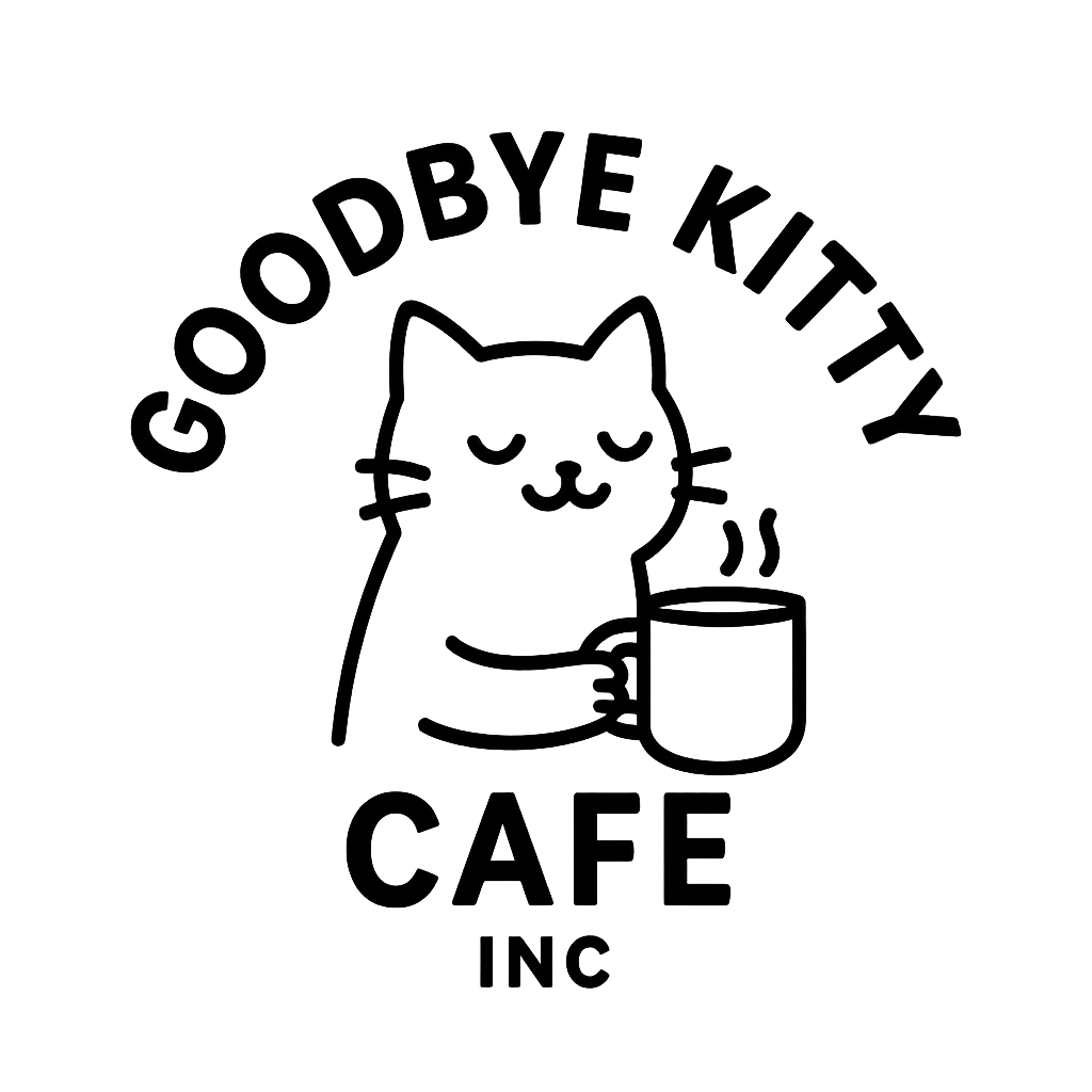 Goodbye Kitty Cafe Logo